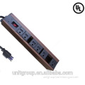 outlet US sliding outlet aluminum surge protector / suppressor, ETL listed